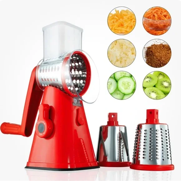 Nutri Slicer Emson Vegetable & Fruit Slicer 3 Stainless Steel Blades Included - Picture 3 of 4